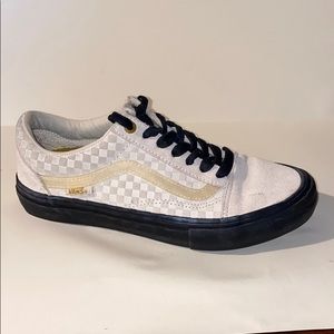 Vans - Cream colored with Black laces and sole.